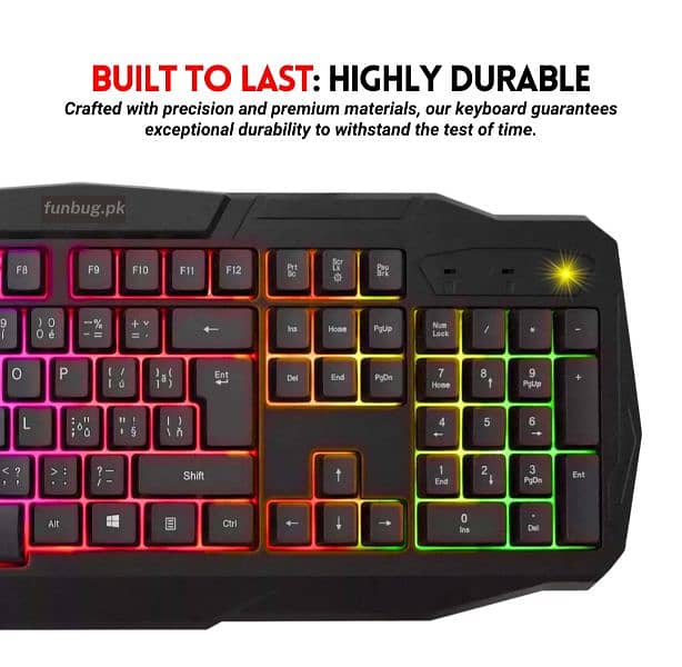 RGB wireless gaming keyboard 1