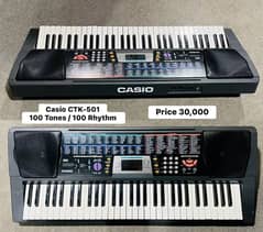 Casio Ctk 501 keyboard piano Yamaha Guitar Semi Electric bass ukulele