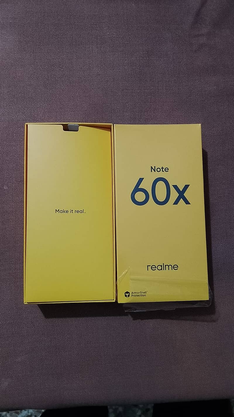 Realme Note 60x 3Gb+5GB Ram,64GB Memory with box and cable 1