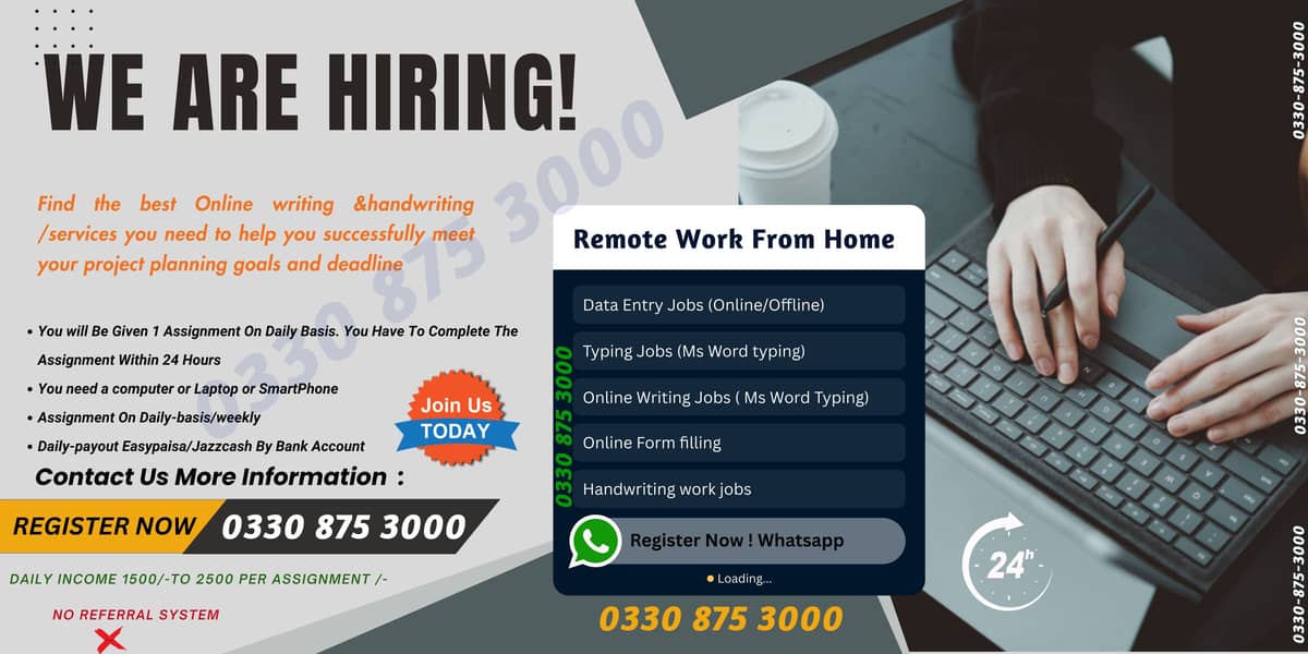 Daily Payout Providing Genuine Part-time/Full-Time JoBs at Home 0