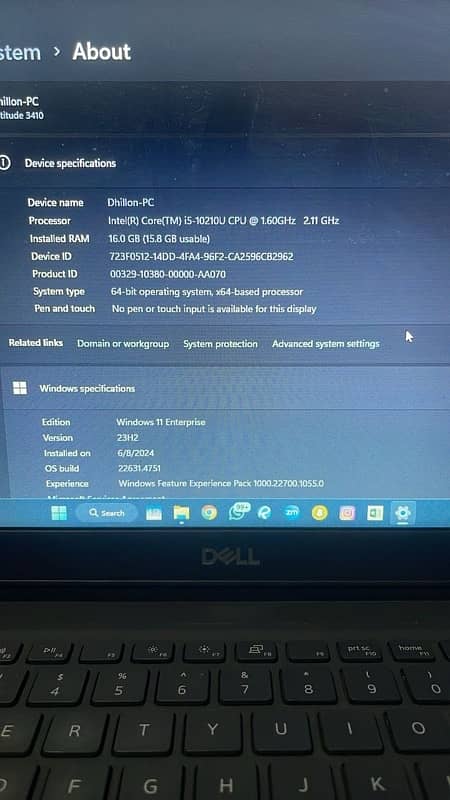 Dell Latitude 3410 Core i5 10th Generation 4