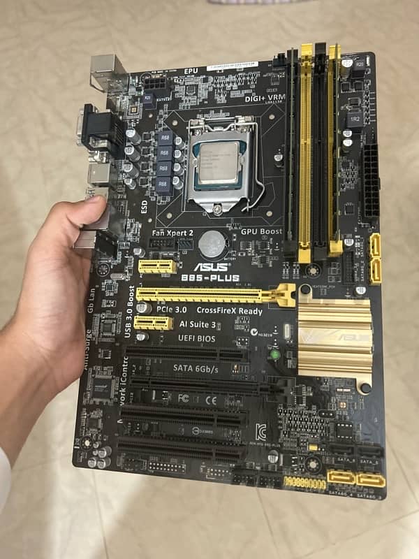 Asus b85 Plus motherboard, Core i7 4790 Processor and 16 GB Ram 2