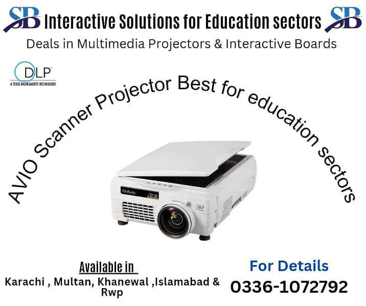 Branded vga & HDMI multimedia projectors available for sale 8