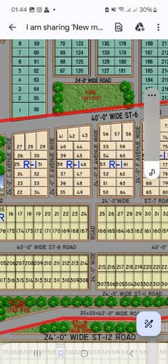 120 yard plot at 40ft wide road in falaknaz dream