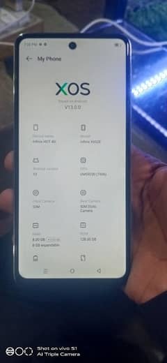 infinix hot 40i all OK teen Maa use condition 10/10 8+8 128 2maa use