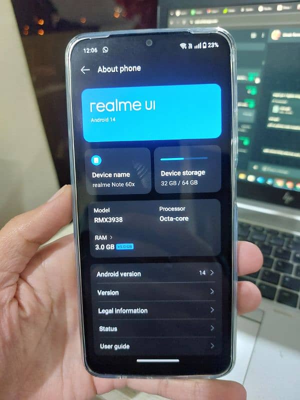 Realme note 60x 2