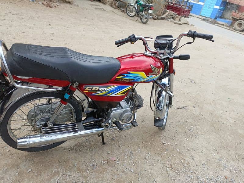 Honda CD 70 2021 up for sale 2