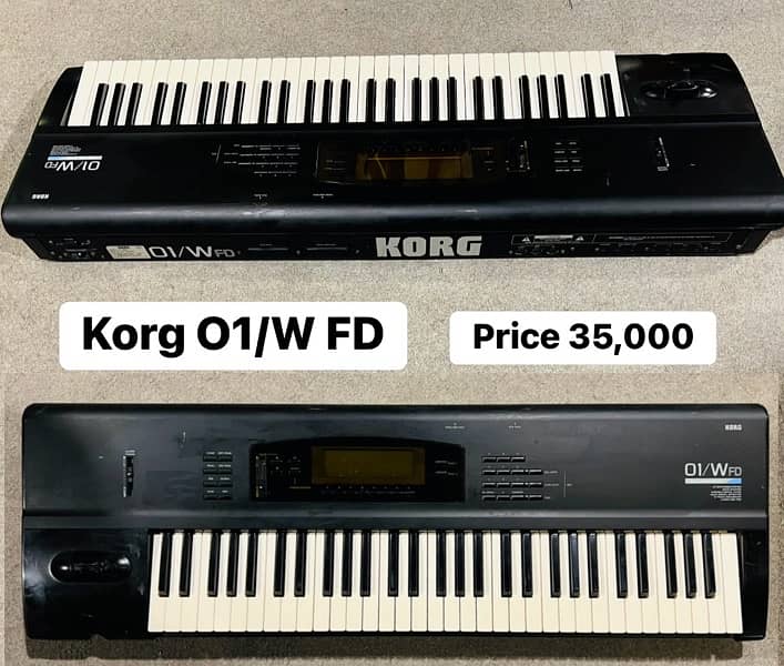 Korg X3 Keyboard Piano Semi Acoustic Guitar Electric Bass 2