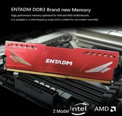 ENTADM 8GB 1600MHz DDR3 RAM, High-Performance 1.5V Desktop