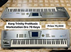 Korg trinity pro 72 keys Keyboard Piano Semi Acoustic Guitar Electric