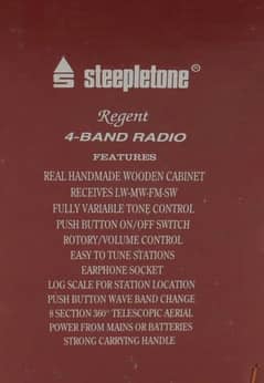 Steeplitone 4 Bamd Radio