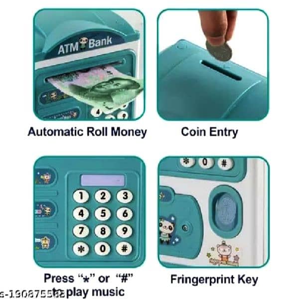 ATM Money Box with Fingerprint Sensor 0