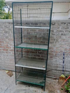 4 portion bird cage