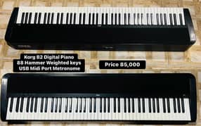 Korg B2 Digital Piano 88 Hammer Weighted keys Keyboard Guitar