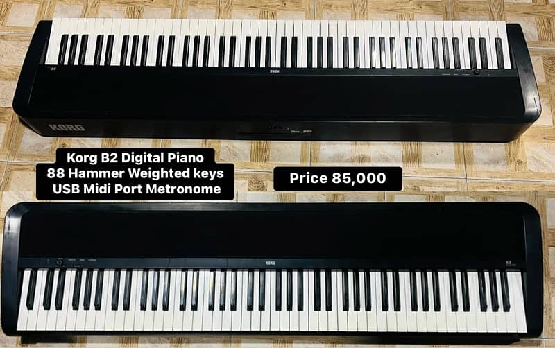 Korg B2 Digital Piano 88 Hammer Weighted keys Keyboard Guitar 0