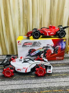 F1 Formula STUNT CAR Racing Remote Control (RC) Rechargeable car.