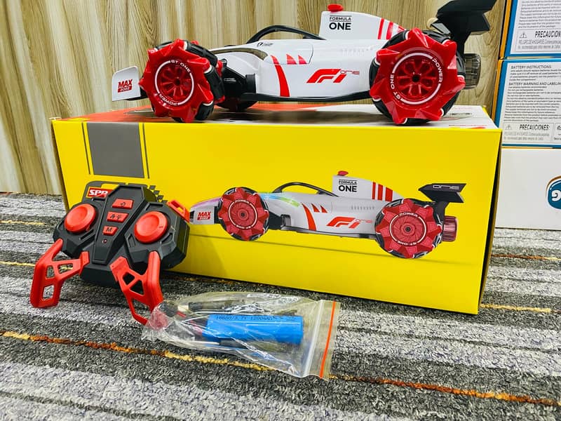 F1 Formula STUNT CAR Racing Remote Control (RC) Rechargeable car. 7