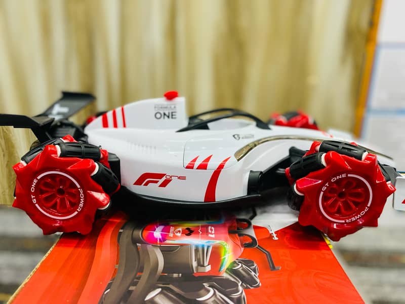 F1 Formula STUNT CAR Racing Remote Control (RC) Rechargeable car. 8