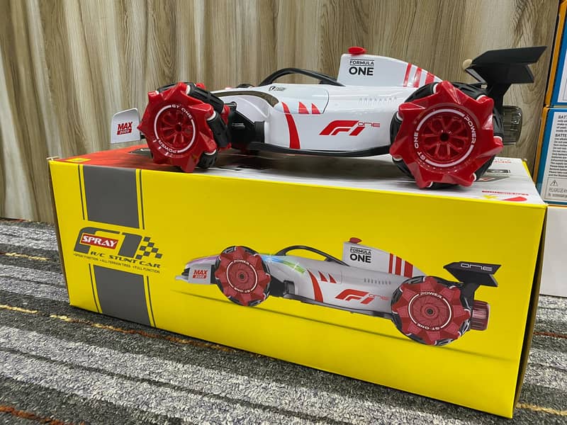 F1 Formula STUNT CAR Racing Remote Control (RC) Rechargeable car. 12