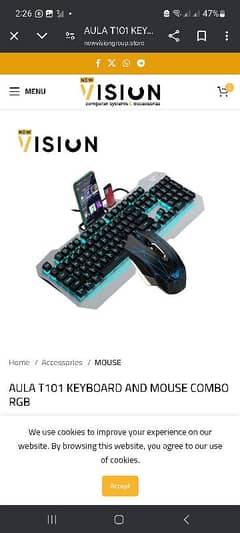 rgb keyboard mouse[Aula brand]