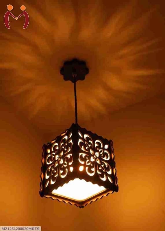 wooden stylish hanging lamp 1