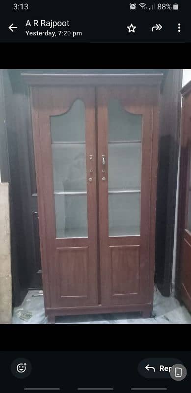 "Premium Solid Wood Wardrobe – Unused & Top Quality!" 1