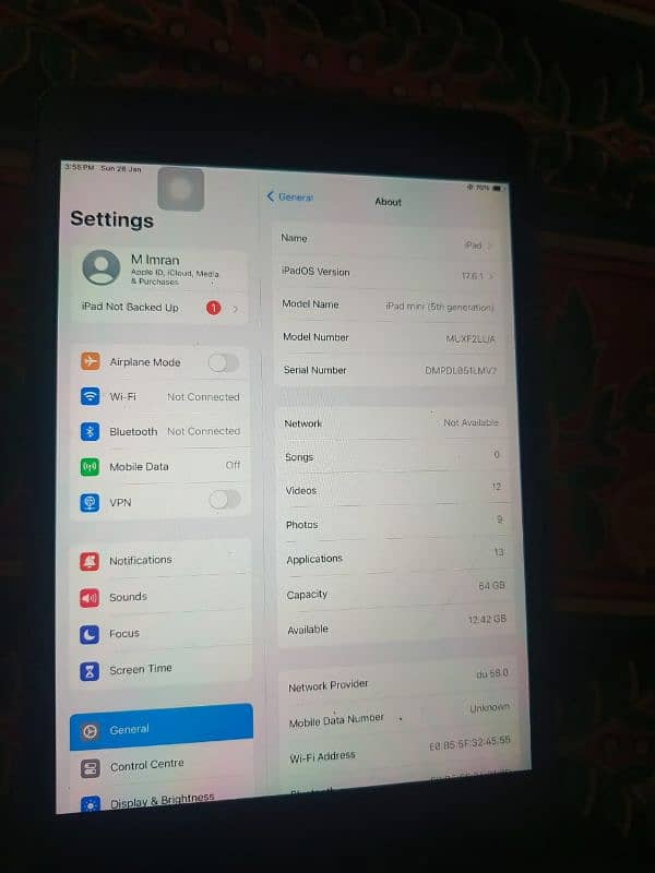 iPad mini 5 64gb PUBG 60fps 4