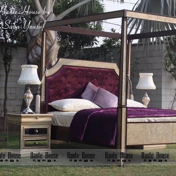 Excellent Condition Bedset (Bed+Side Tables + Dresser + Mirror + Sofa) 2