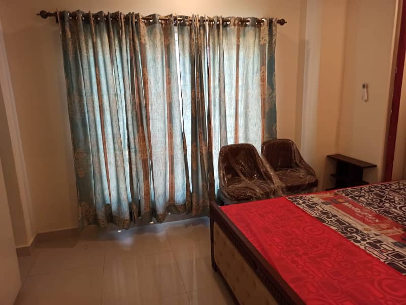 Fully furnished studio apartments in phase 3 mini commercial bahria town Rawalpindi 2