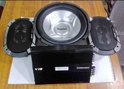 HERTZ JBL HIGH BASS LOUD SOUND CAR SYSTEM 12" WOOFER AMPLIFIER SPEAKER