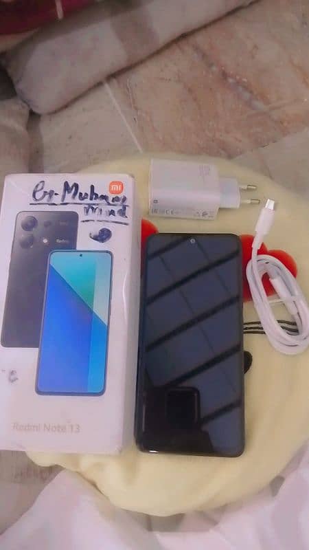 I sale my Mobile | Redmi note 13 | With box and changer/ 8+4.256 Gb 1