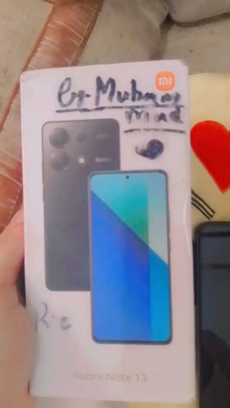 I sale my Mobile | Redmi note 13 | With box and changer/ 8+4.256 Gb 4