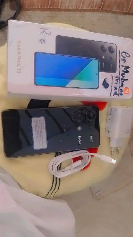 I sale my Mobile | Redmi note 13 | With box and changer/ 8+4.256 Gb 5