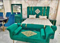 Bed Set - King Size Bed - Double Bed - Solid Bed - Wooden Bed Set