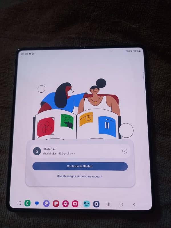 samsung fold 5 256gp non pta condtion 100/100 2