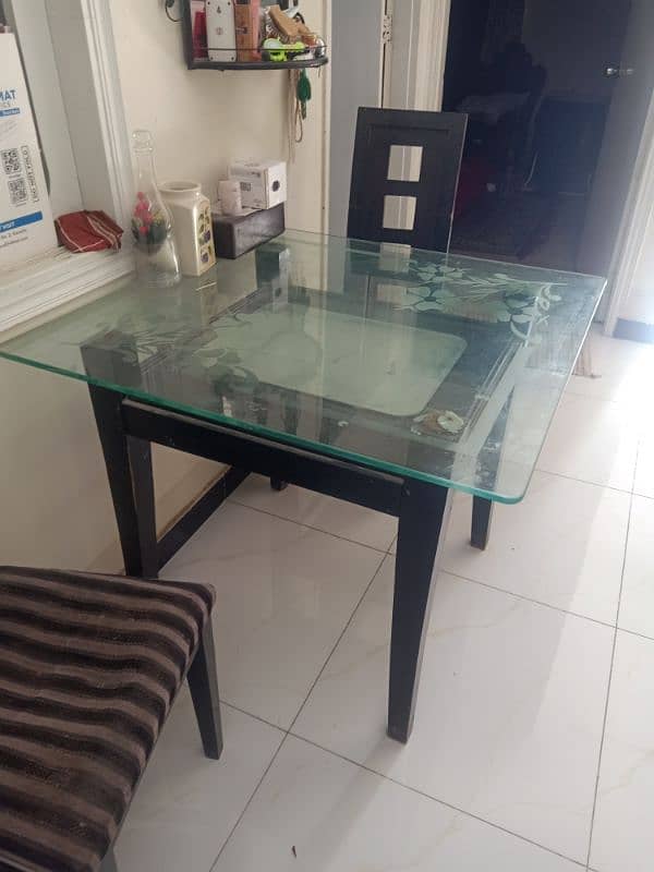 dining table  and tea troly15000 dining15000 3