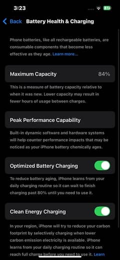 iphone13 pro 128GB Battery health84