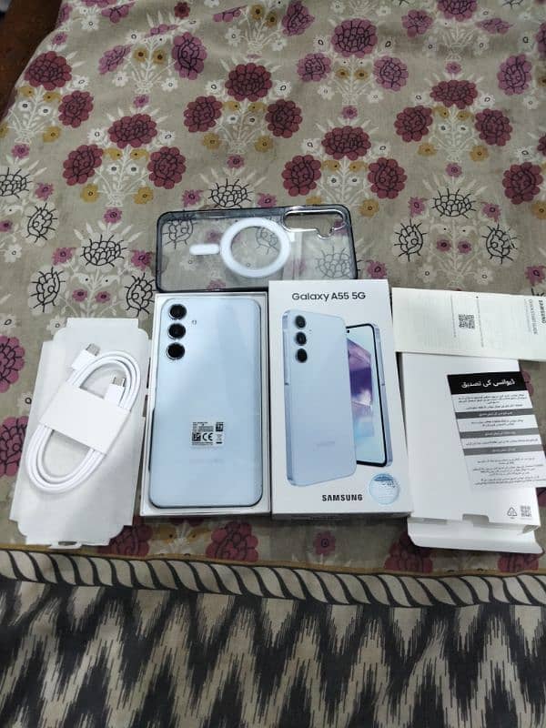 Galaxy a55 5g just like new 256gbrom 0