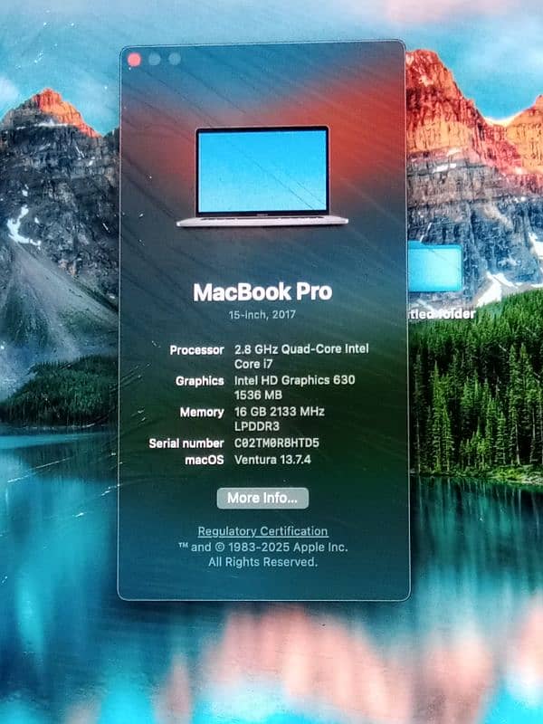 MacBook pro 2017 4