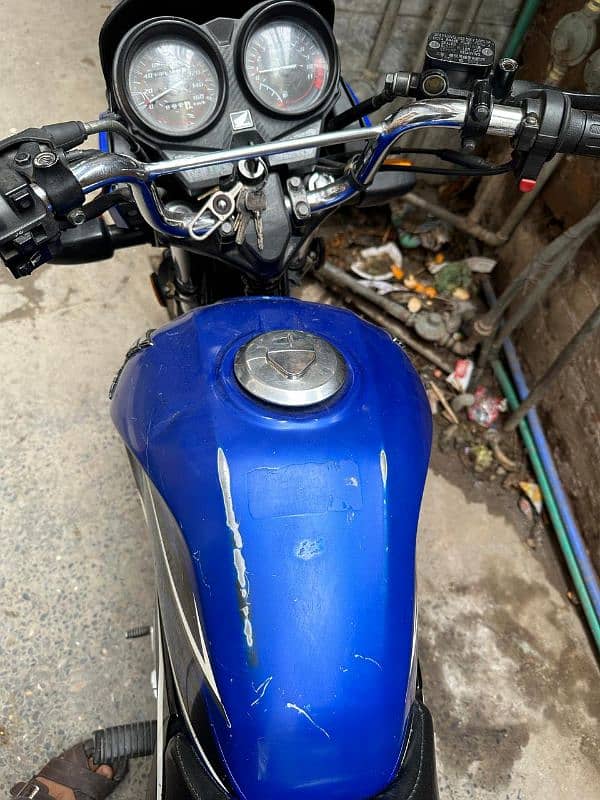 Honda CB 125F 2021 model Blue 5