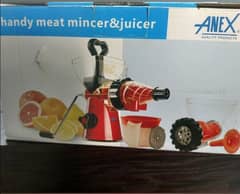 Handy juicer and meat mincer