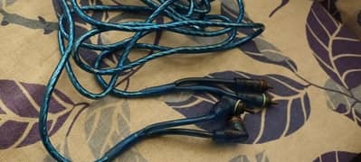 Imported Ofc Rca Cable 5 meter for amplifier woofer speakers