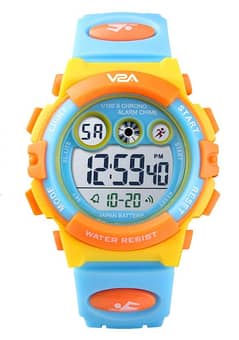 kids watch sports digital waterproof alarm clock