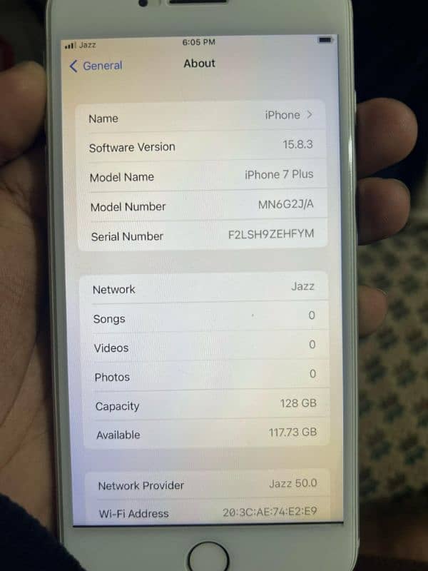 iPhone 7 plus 128 GB PTA APPROVED 4