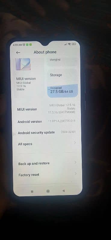 REDMI 10 A back change all OK 0