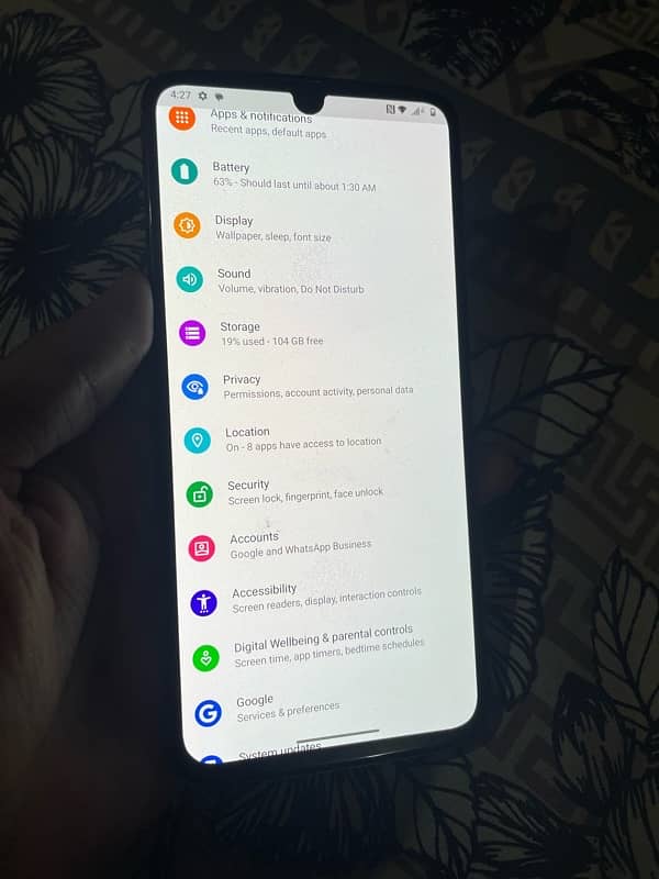 Moto Z4 4/128GB All genuine All pack No open No Repair 4