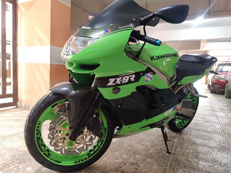 Kawasaki zx9r 2001 model Azad panchi 8