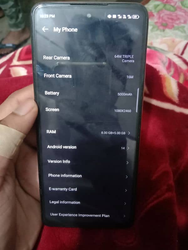 infinx Note 30 with box butt charge nai hai 1