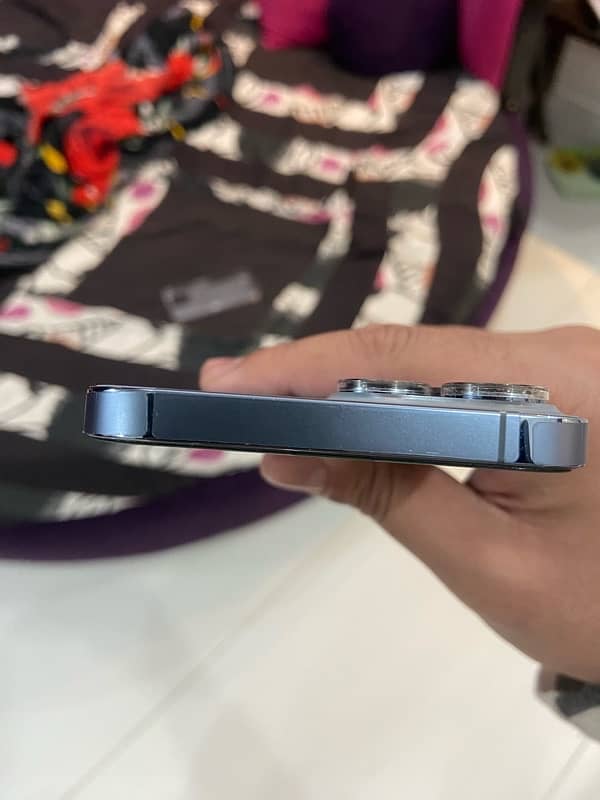 Syria Blue Iphone 13 pro max 256gb pta approved 4