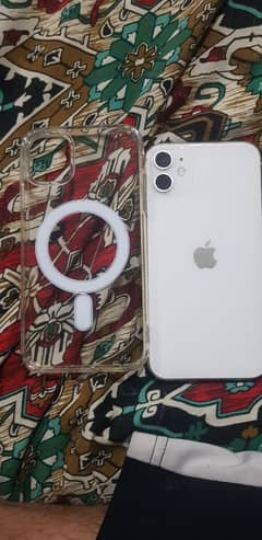 iphone 11 JV white colour 88 bettery HEALTH 10/10  with 3 pouches